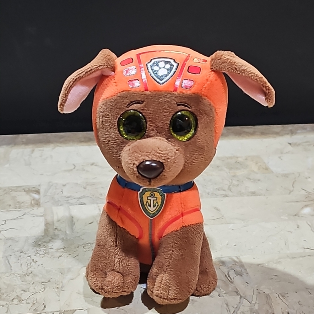 TY Beanie‎ Zuma 6” Paw Patrol Plush Stuffed Animal
